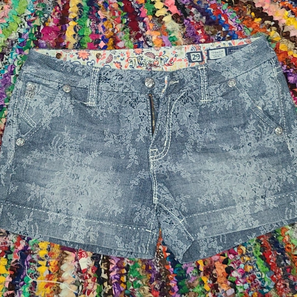 Rare Miss Me shorts. Exclusive to The Buckle